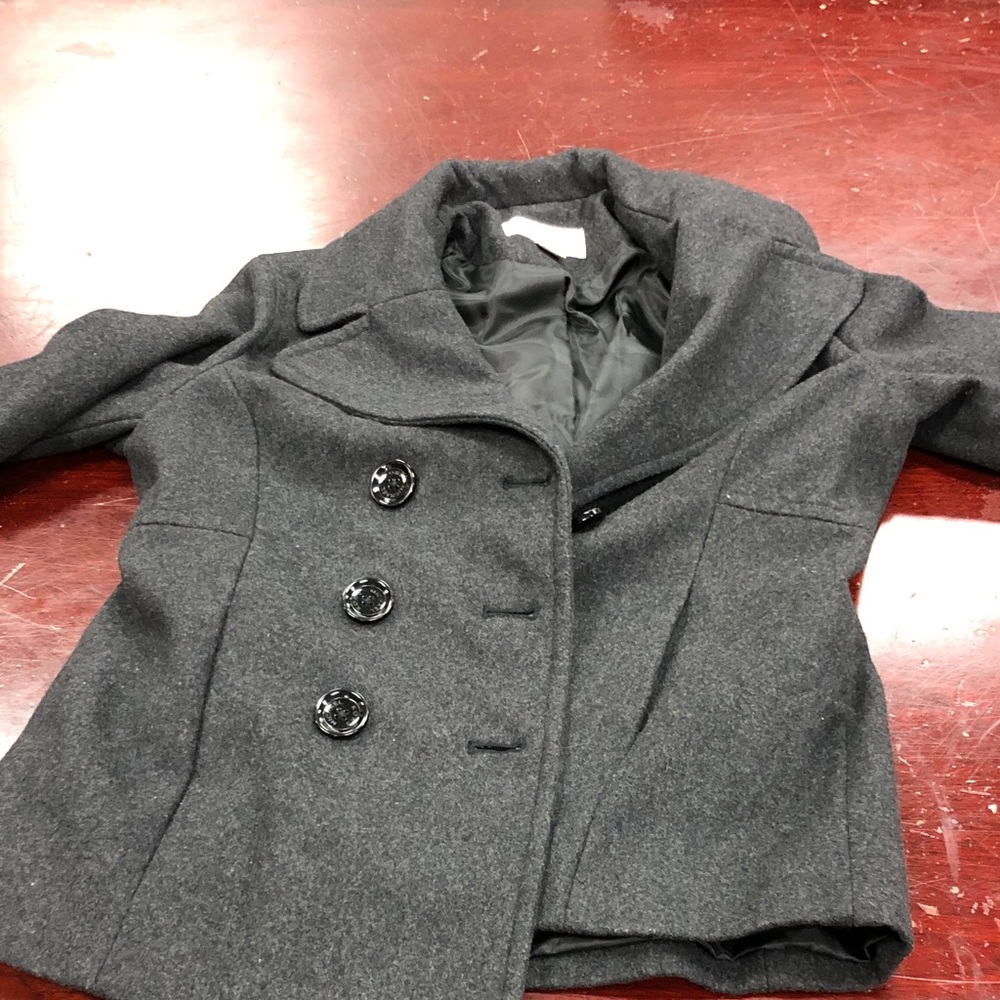 Michael Kors Charcoal Wool Coat - Picture 10 of 10